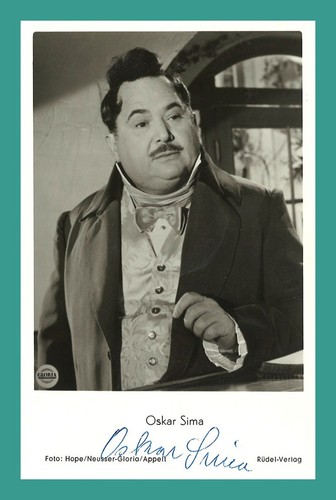 Oskar sima schauspieler - sima,