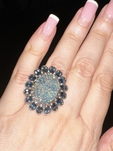 Sima blue drusy london - 💙,