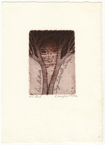 Alena laufrova exlibris - laufrova:, für